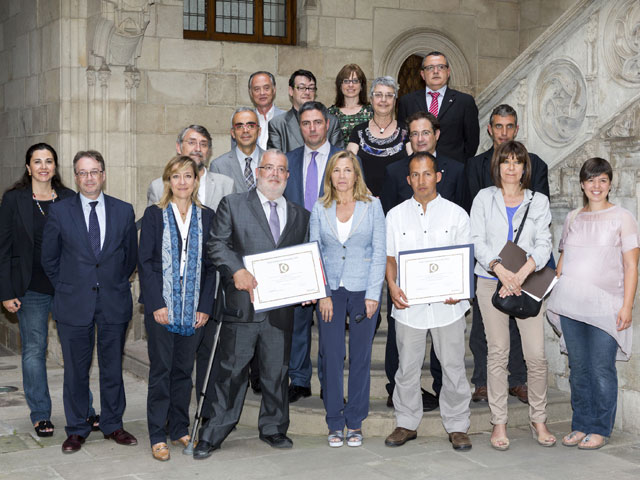 El Consell Comarcal de l’Anoia rep el Premi Compromís Democràtic de la Generalitat