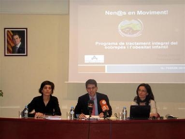 el programa de tractament de sobrepès “Nens en moviment”