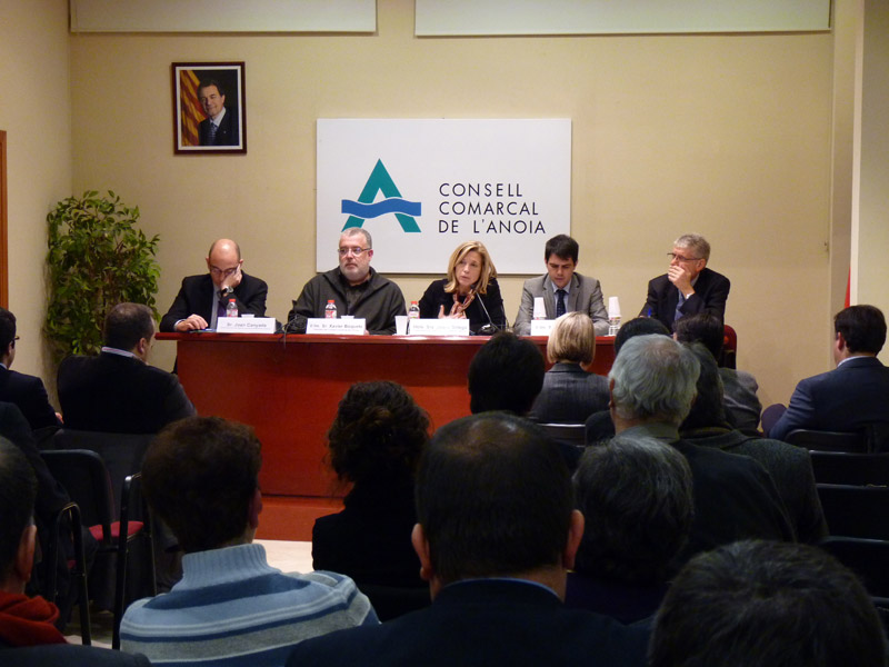 La vicepresidenta Ortega es reuneix amb els alcaldes de l’Anoia per buscar alternatives a la situació econòmica dels ajuntaments