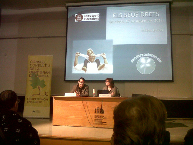 Interessant xerrada sobre la “Promoció i defensa dels drets de les persones grans”