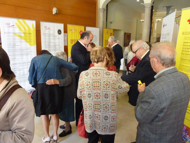 Tret de sortida de l’exposició itinerant del Voluntariat Sènior a l’Anoia