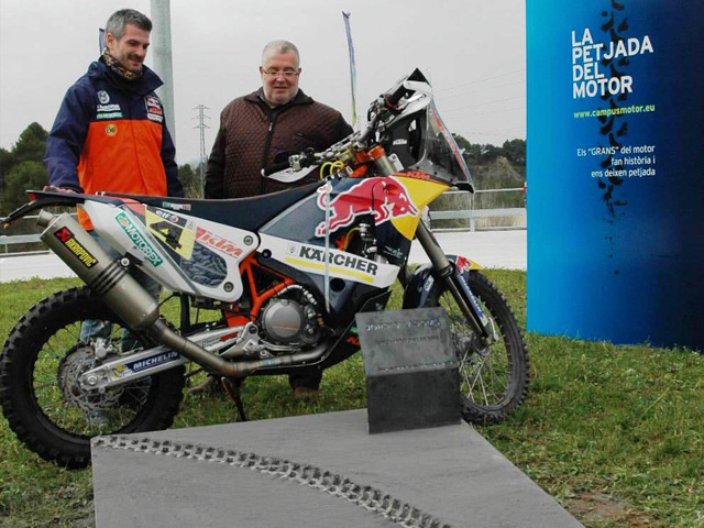 L’Anoia homenatja Jordi Viladoms pel seu gran resultat al Dakar 2014