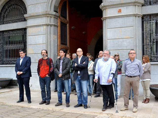 Un minut de silenci en record de la presidenta de la Diputació de Lleó