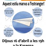 L’Oficina Jove del Consell Comarcal engega un cicle de xerrades per als joves que volen fer estades a l’estranger