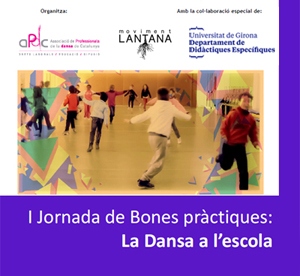 L'Escola de Dansa del Consell Comarcal de l'Anoia presenta el projecte "tallers de dansa " a la Jornada de Bones Pràctiques "La Dansa a l'escola"