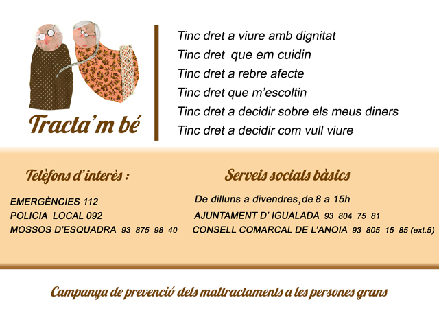 Formació per a agents de la banca sobre maltractaments a les persones grans