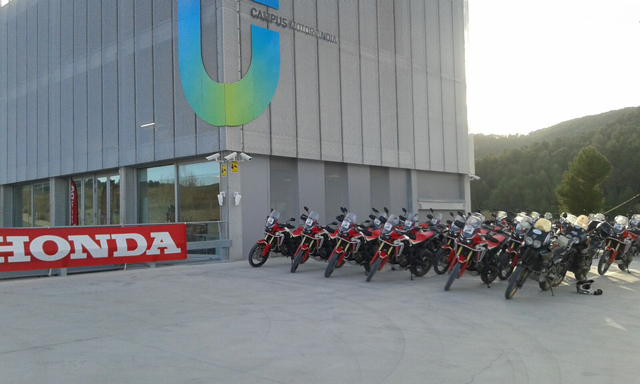 El Campus Motor Anoia escenari de la presentació de la nova Africa Twin