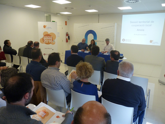 La Diputació presenta al Campus Motor Anoia el Catàleg de Serveis com «un programa viu, que cada any canvia i que s'ha d'anar adaptant a les noves necessitats»