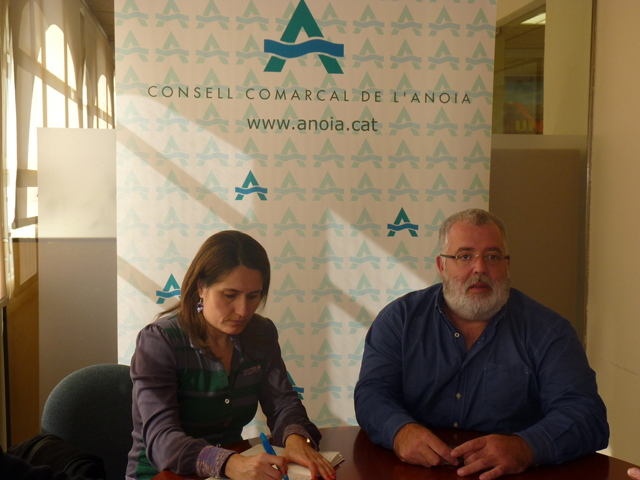 Visita institucional de Laura Vilagrà, nova delegada del Govern a la Catalunya Central, al Consell Comarcal de l’Anoia