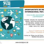 El Campus Universitari acull una xerrada per a tots els joves que vulguin viure una experiència a l’estranger