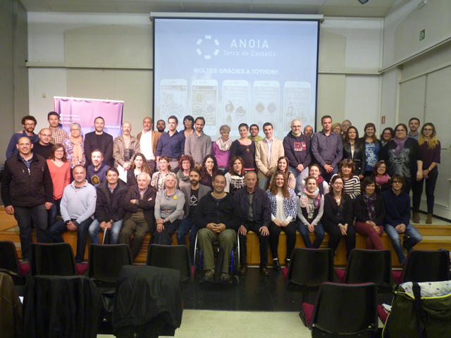 80 persones voluntàries posen veu als personatges històrics de l’app “Anoia, Terra de Castells”
