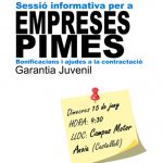 Xerrada per a empreses i treballadors autònoms: subvencions en la contractació de joves acollits al programa de Garantia Juvenil