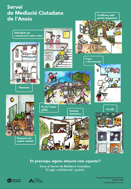 Nova campanya informativa del Servei de Mediació Ciutadana de l’Anoia